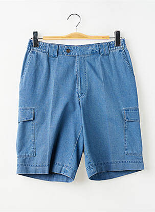 Bermuda stretch taille normale bleu MEYER homme