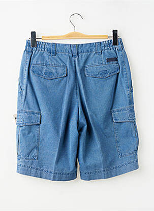 Bermuda stretch taille normale bleu MEYER homme