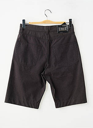 Bermuda tissage popeline taille normale noir HUGO BOSS homme