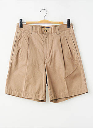 Short tissage popeline taille normale marron ARROW homme