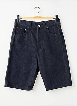 Bermuda tissage denim taille normale noir HUGO BOSS homme