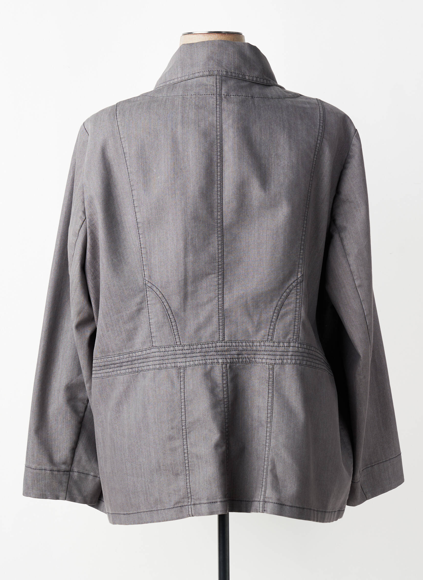 Veste casual coupe droite gris EUGEN KLEIN femme