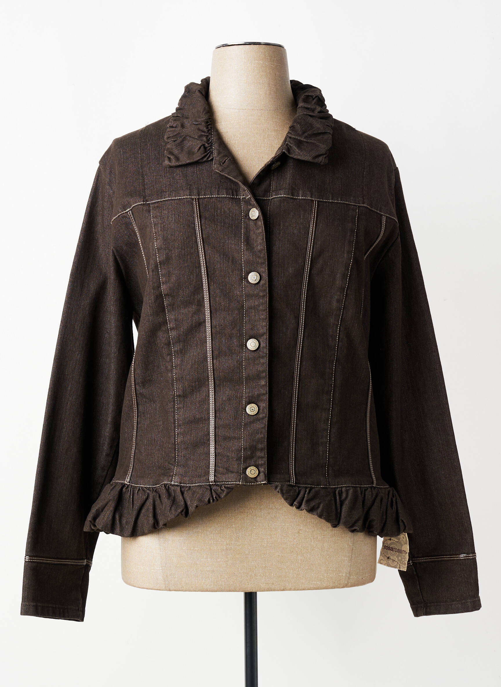 Veste casual poches marron ROSA ROSAM femme