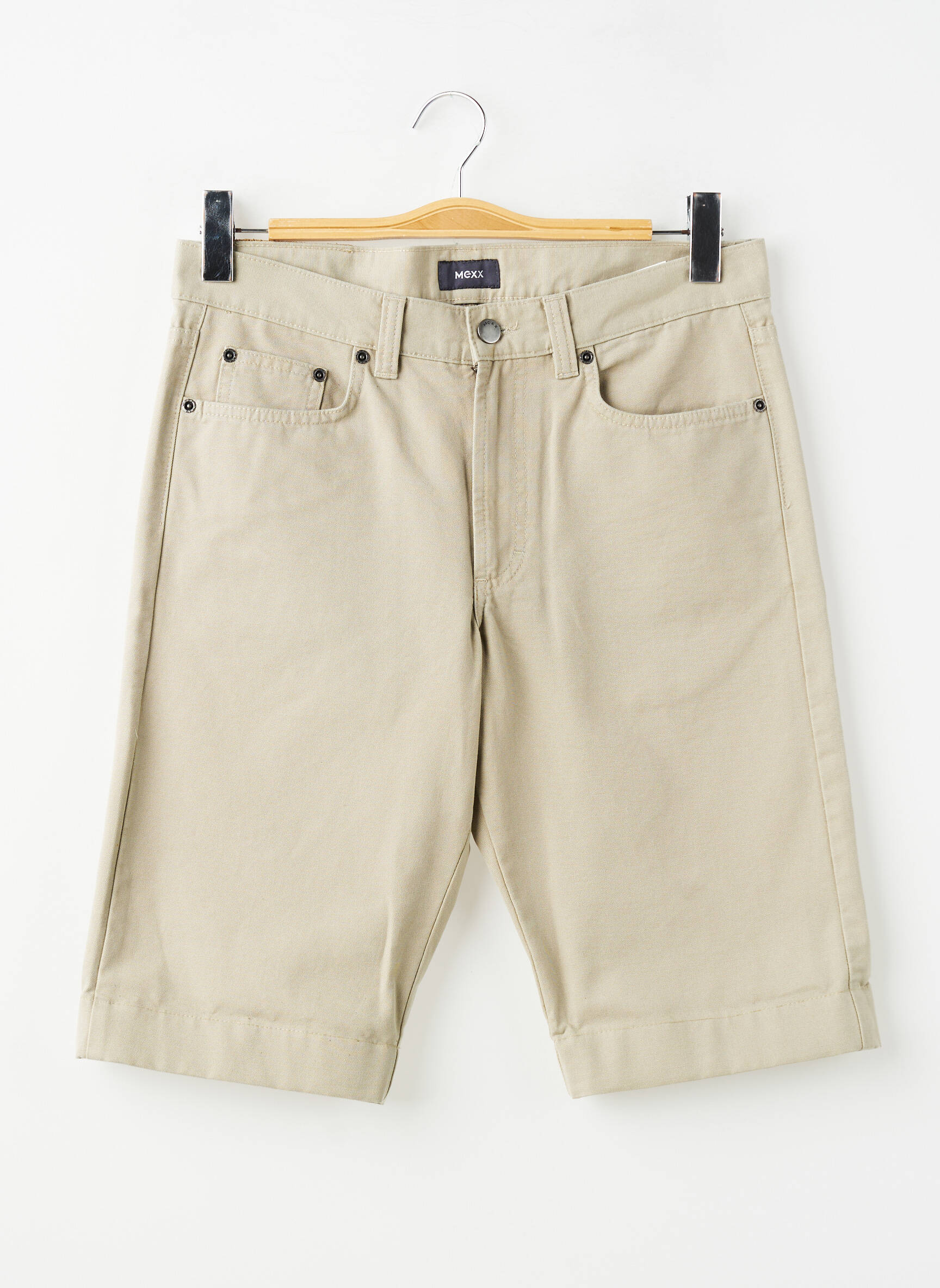Bermuda tissage popeline taille normale vert MEXX homme
