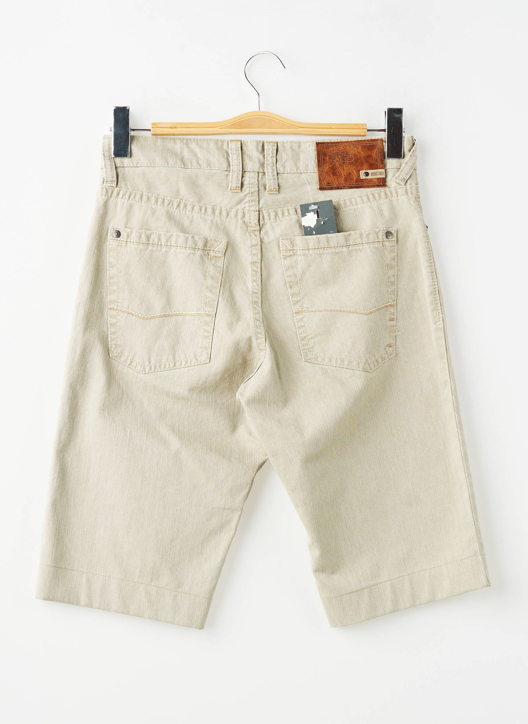 Bermuda tissage denim taille normale vert CAMEL ACTIVE homme
