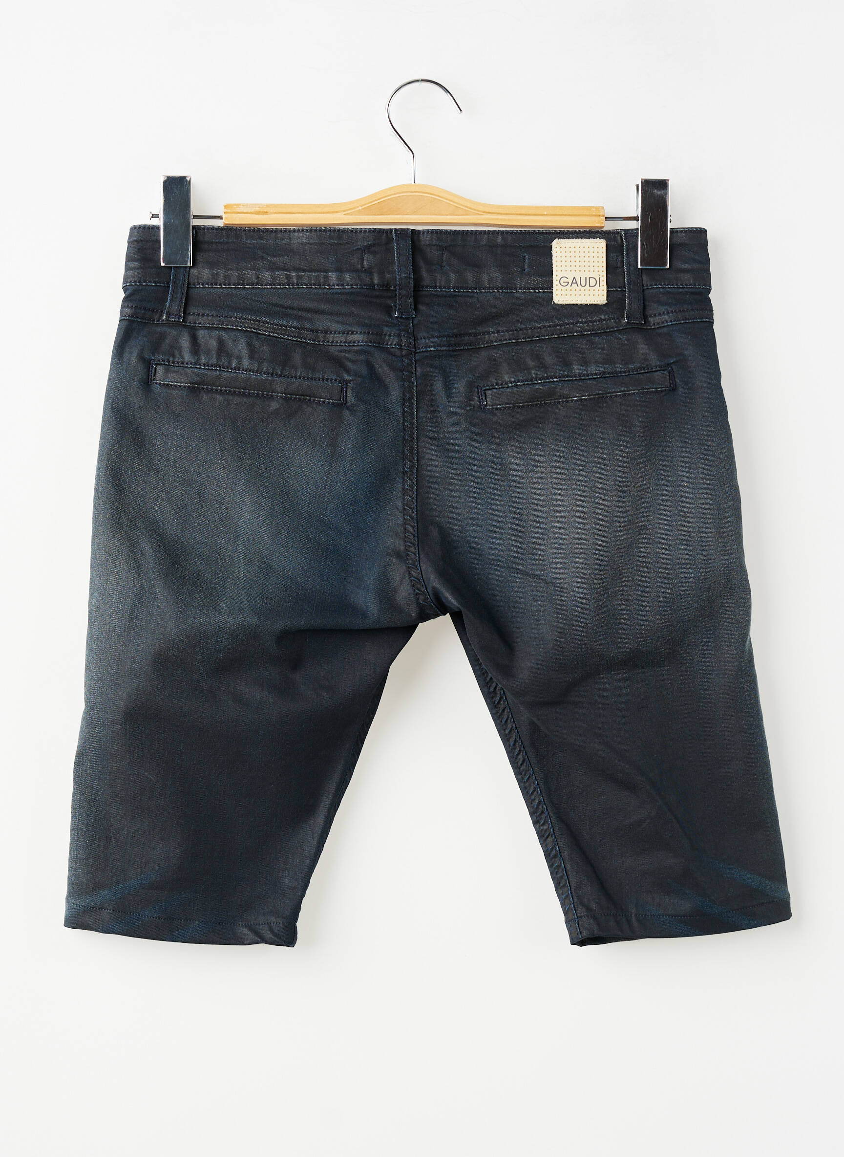 Bermuda taille à pinces taille normale noir GAUDI homme