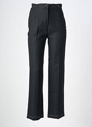 Pantalon flare taille à pinces taille haute noir FIGURE LIBRE femme