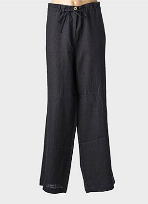 Pantalon large tissage crêpe taille normale noir ROSA ROSAM femme