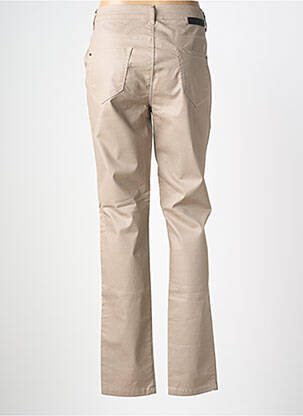 Pantalon slim tissage enduit taille normale beige MADO ET LES AUTRES femme