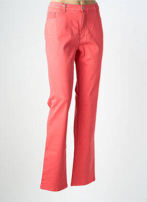 Jeans coupe slim taille normale taille normale orange BRUNO SAINT HILAIRE femme