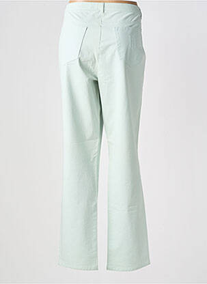 Jeans coupe droite taille normale taille normale vert HAUBER femme