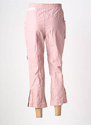 Pantacourt taille haute taille haute rose MOTYS COLLECTION femme