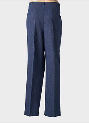 Pantalon droit tissage crêpe taille normale bleu WEILL femme