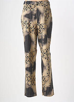 Pantalon droit taille à pinces taille normale noir CHRISTINE LAURE femme