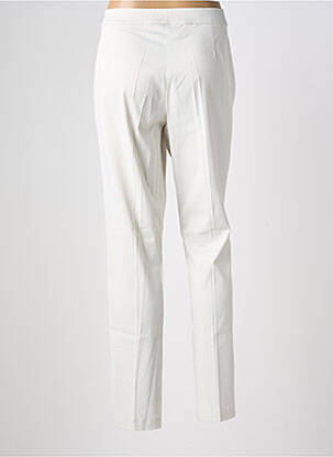 Pantalon slim tissage popeline taille normale gris NATHALIE CHAIZE femme