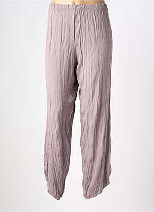 Pantalon droit stretch taille normale marron OLIVER JUNG femme