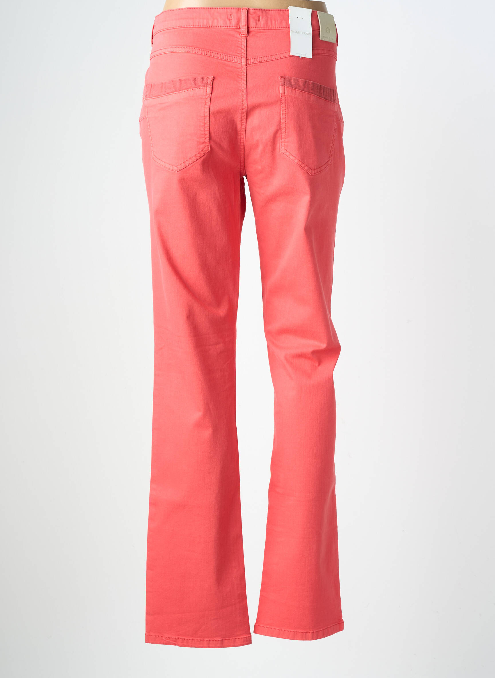 Jeans coupe slim taille normale taille normale orange BRUNO SAINT HILAIRE femme