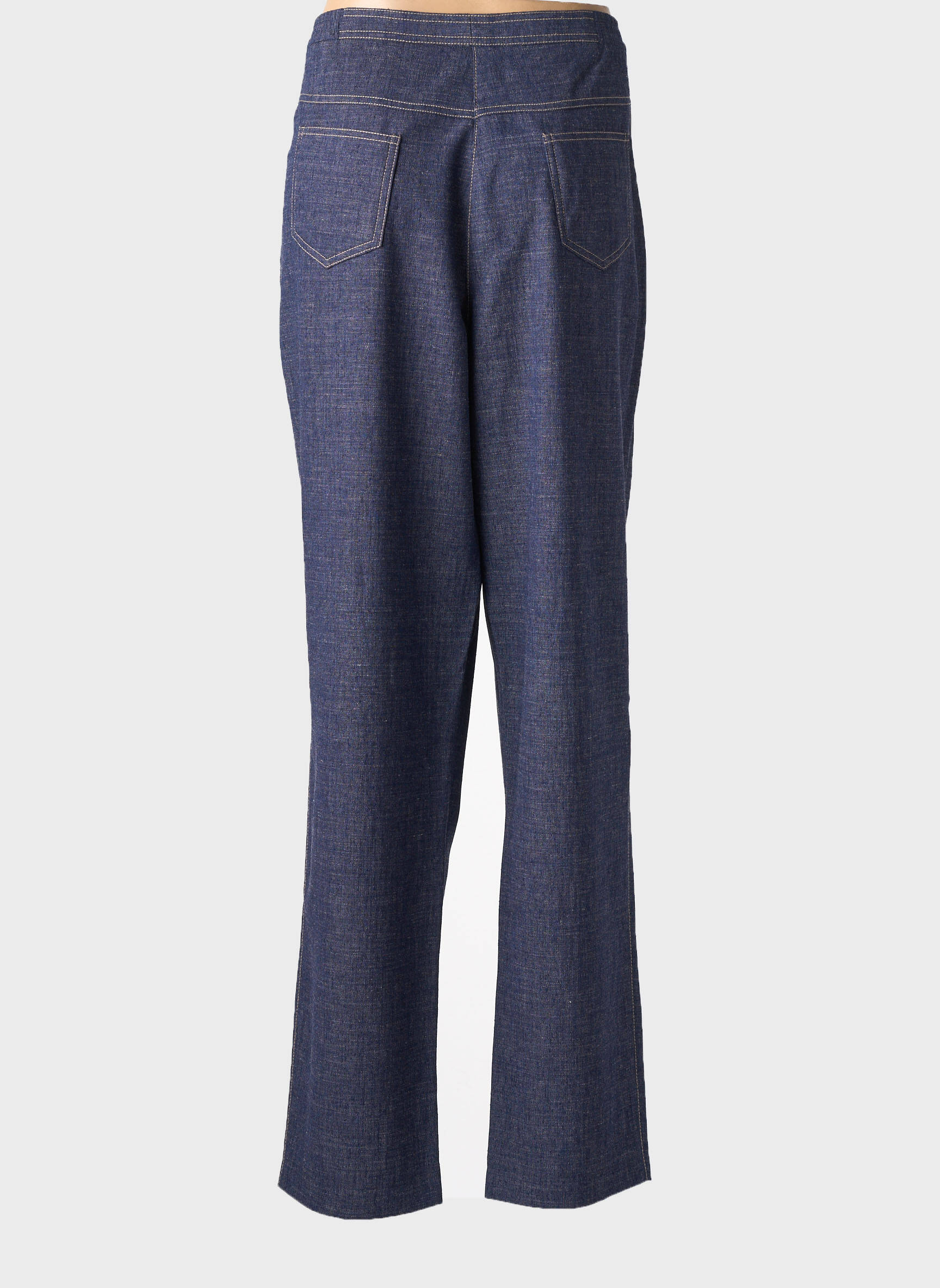 Pantalon droit stretch bleu WEILL femme