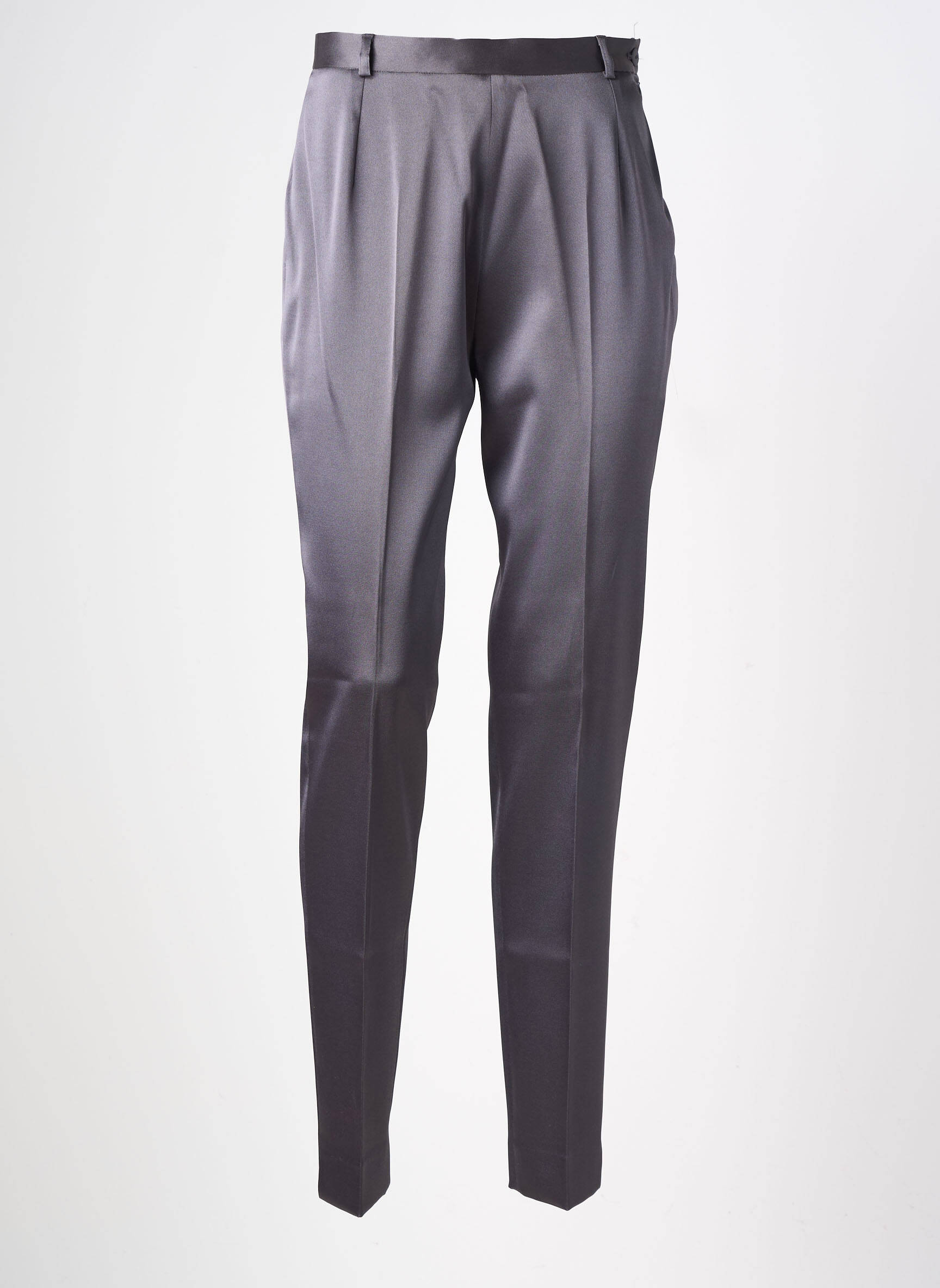Pantalon slim taille haute taille haute gris CAROLE RICHARD femme