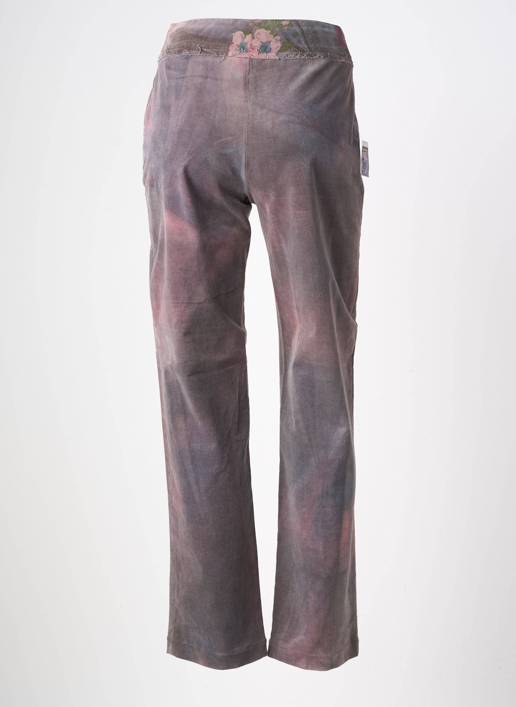 Pantalon slim taille haute taille haute violet COCOMORE femme