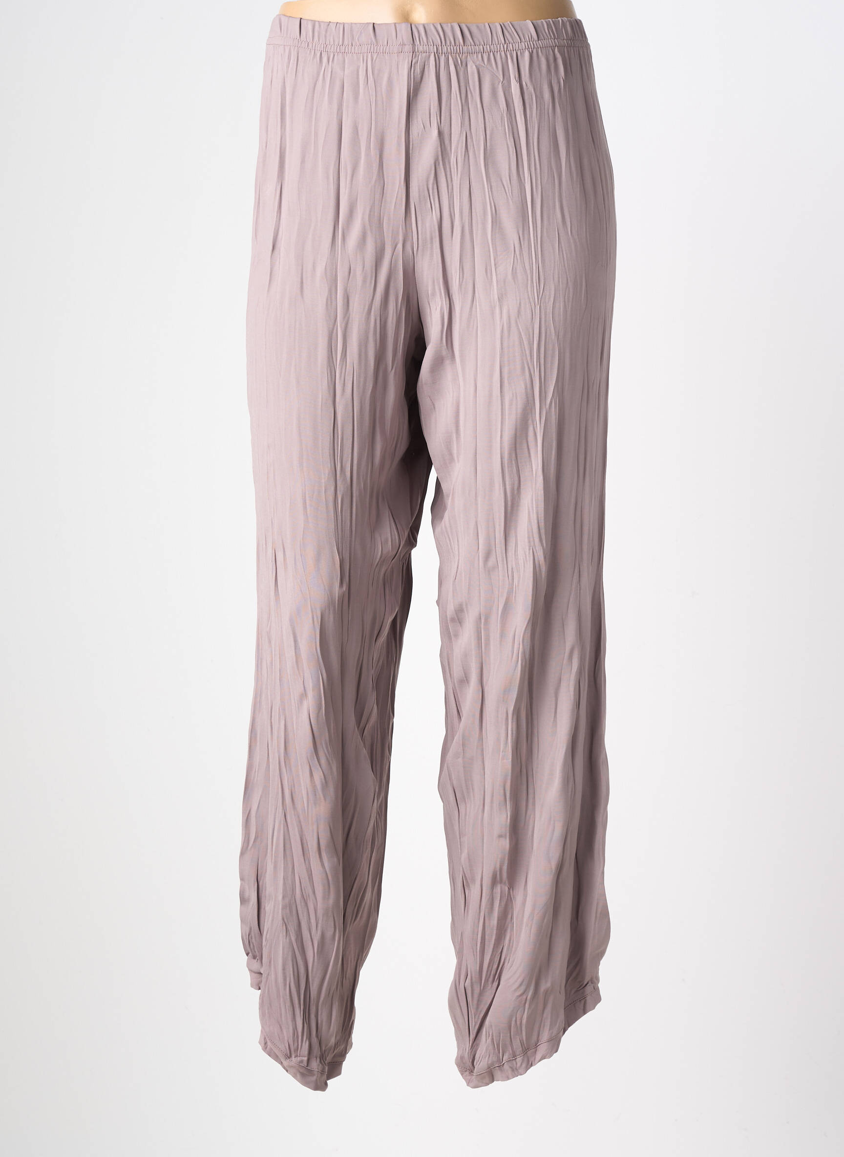 Pantalon droit stretch taille normale marron OLIVER JUNG femme