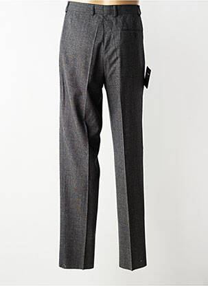 Pantalon droit tissage chiné taille normale gris BRUNO SAINT HILAIRE homme