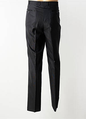 Pantalon droit taille normale taille normale noir IZAC homme