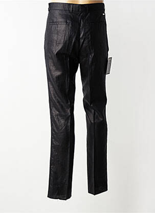 Pantalon slim taille à pinces taille normale noir IZAC homme