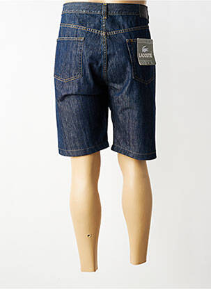 Bermuda tissage denim taille normale bleu LACOSTE homme