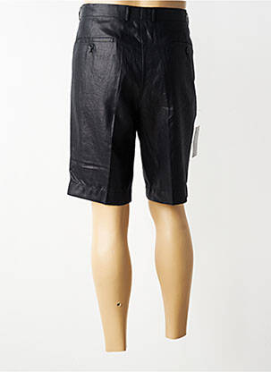 Bermuda taille à pinces taille basse noir IZAC homme