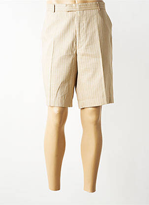 Bermuda taille à pinces taille normale beige MEXX homme