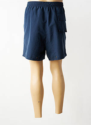Short de bain effet matière satinée bleu VESTIAIRES PRINCIPAUTE CANNOISE homme