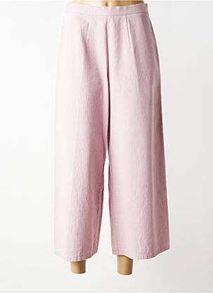 Pantacourt taille haute taille haute rose ROSA ROSAM femme