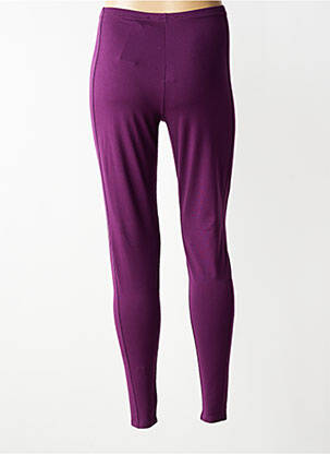 Legging tissage jersey taille normale violet OLIVER JUNG femme