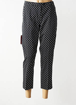 Pantalon 7/8 taille à pinces taille normale noir EUGEN KLEIN femme