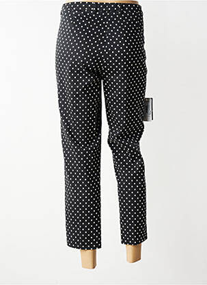 Pantalon 7/8 taille à pinces taille normale noir EUGEN KLEIN femme