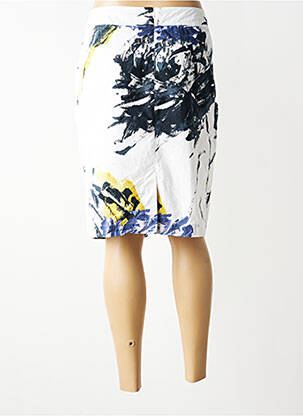 Jupe mi-longue taille à pinces blanc AIRFIELD femme