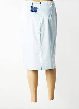 Jupe mi-longue taille à pinces bleu ROHMER SPORTSWEAR femme