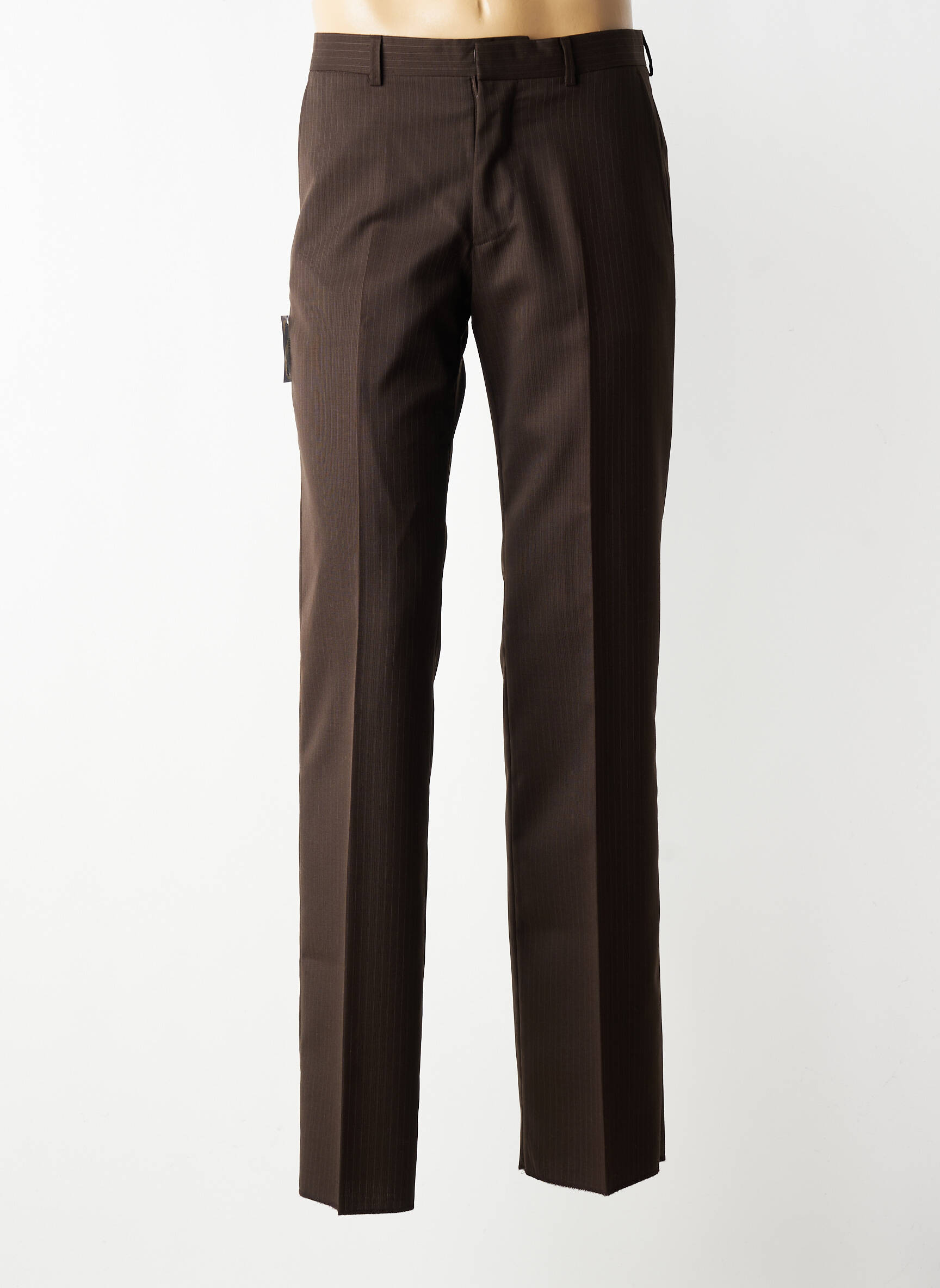 Pantalon slim taille à pinces taille normale marron MEXX homme