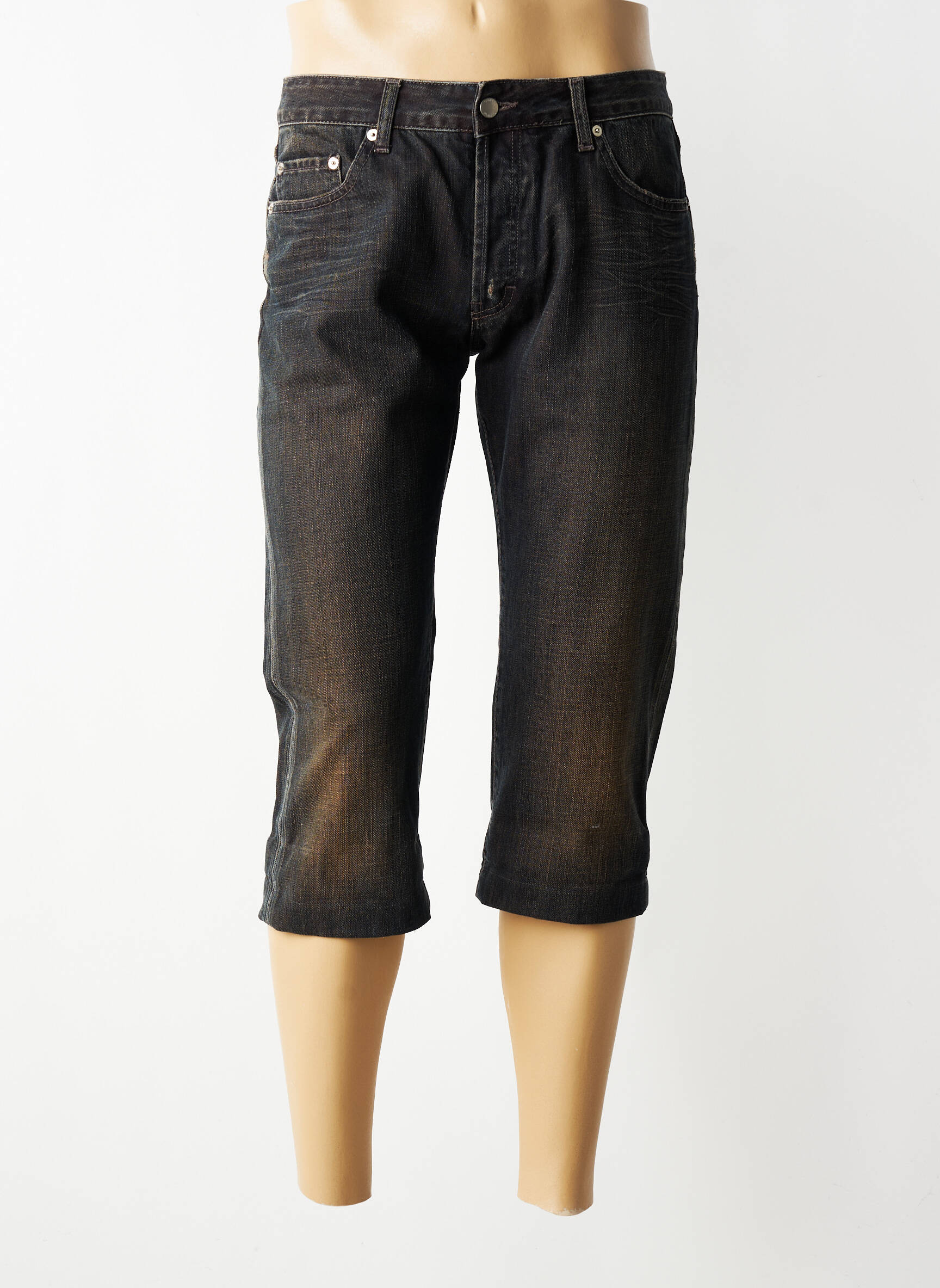 Pantacourt slim taille normale gris SERGE BLANCO homme