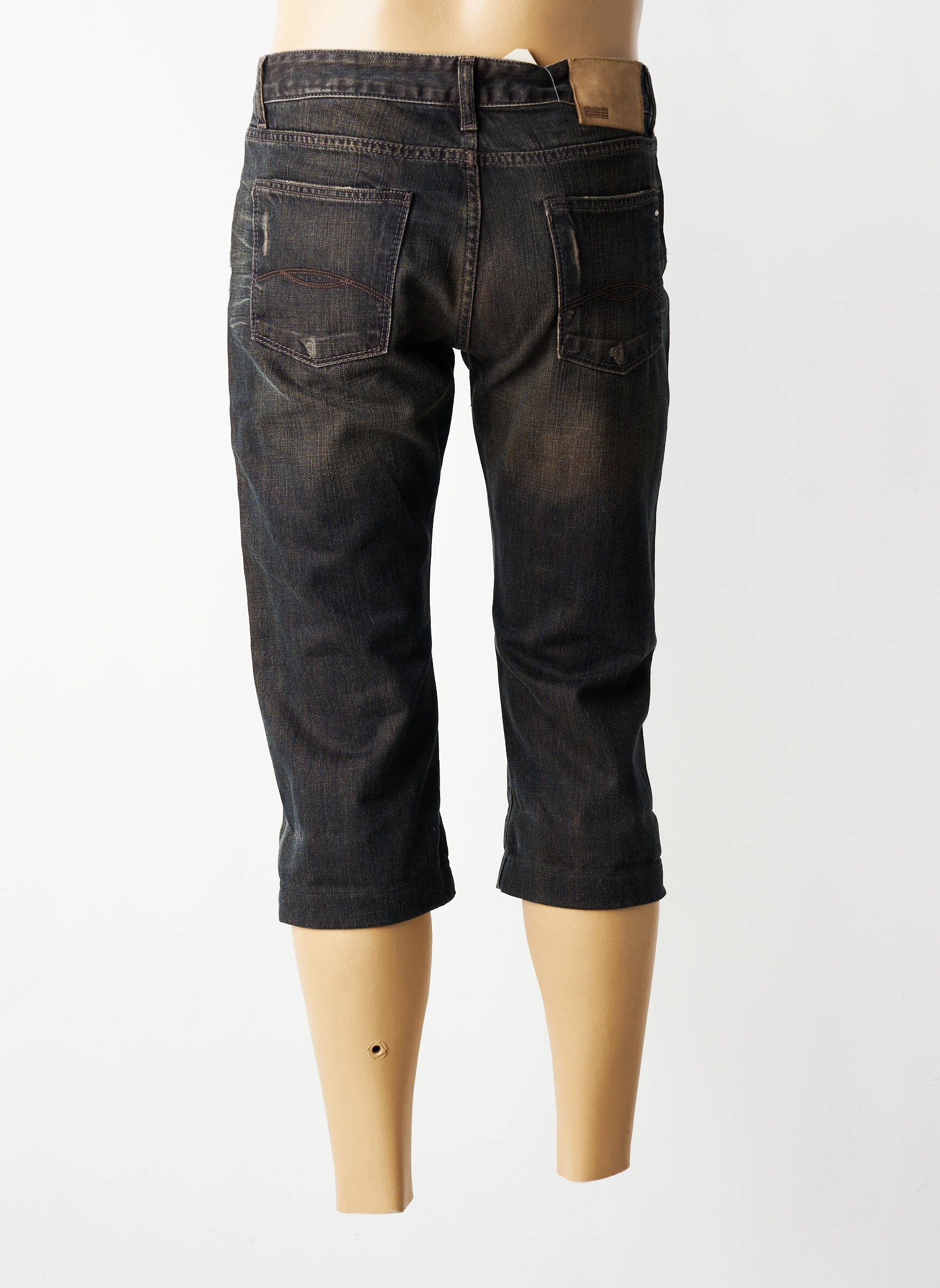 Pantacourt slim taille normale gris SERGE BLANCO homme