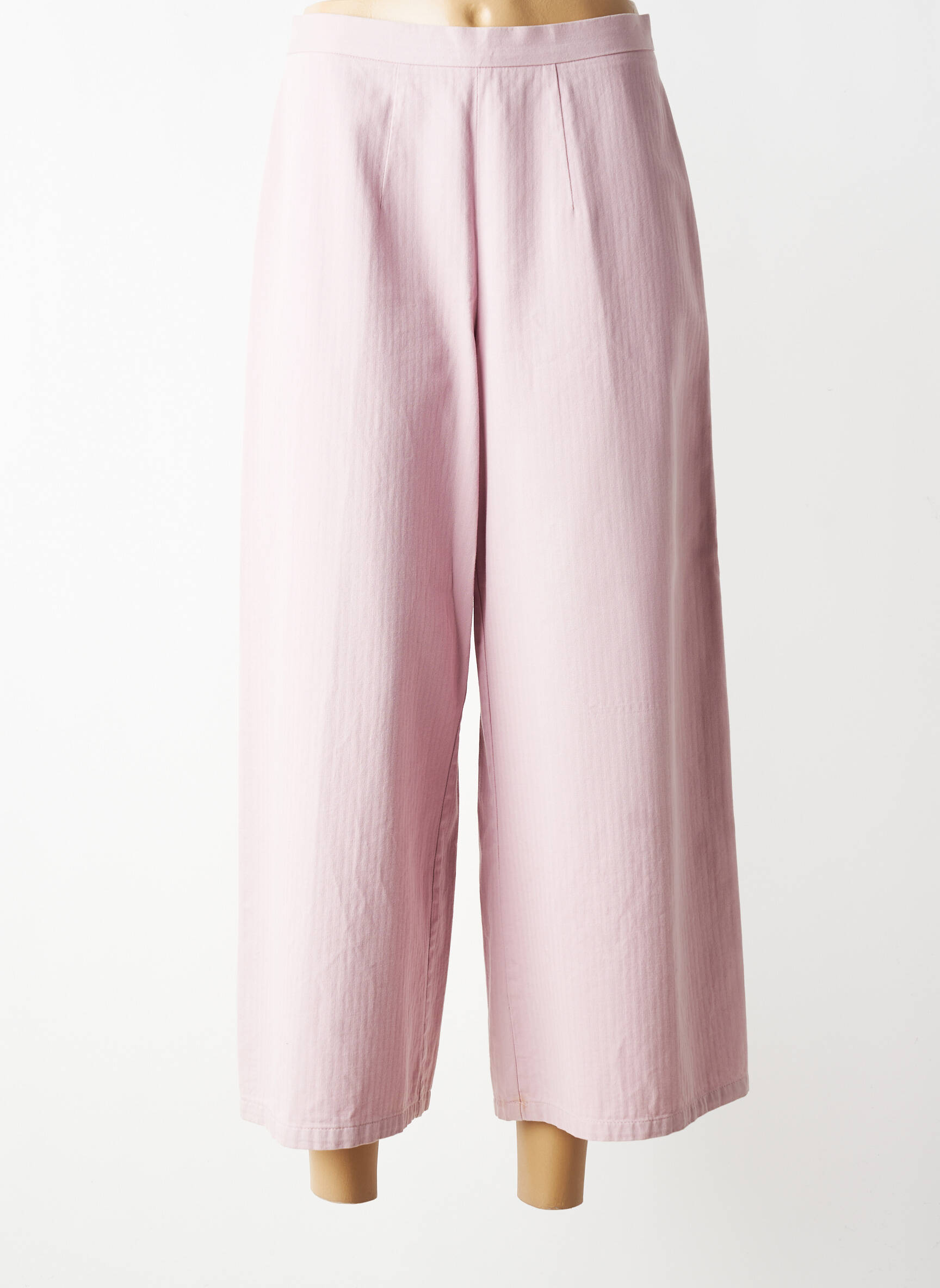 Pantacourt taille haute taille haute rose ROSA ROSAM femme