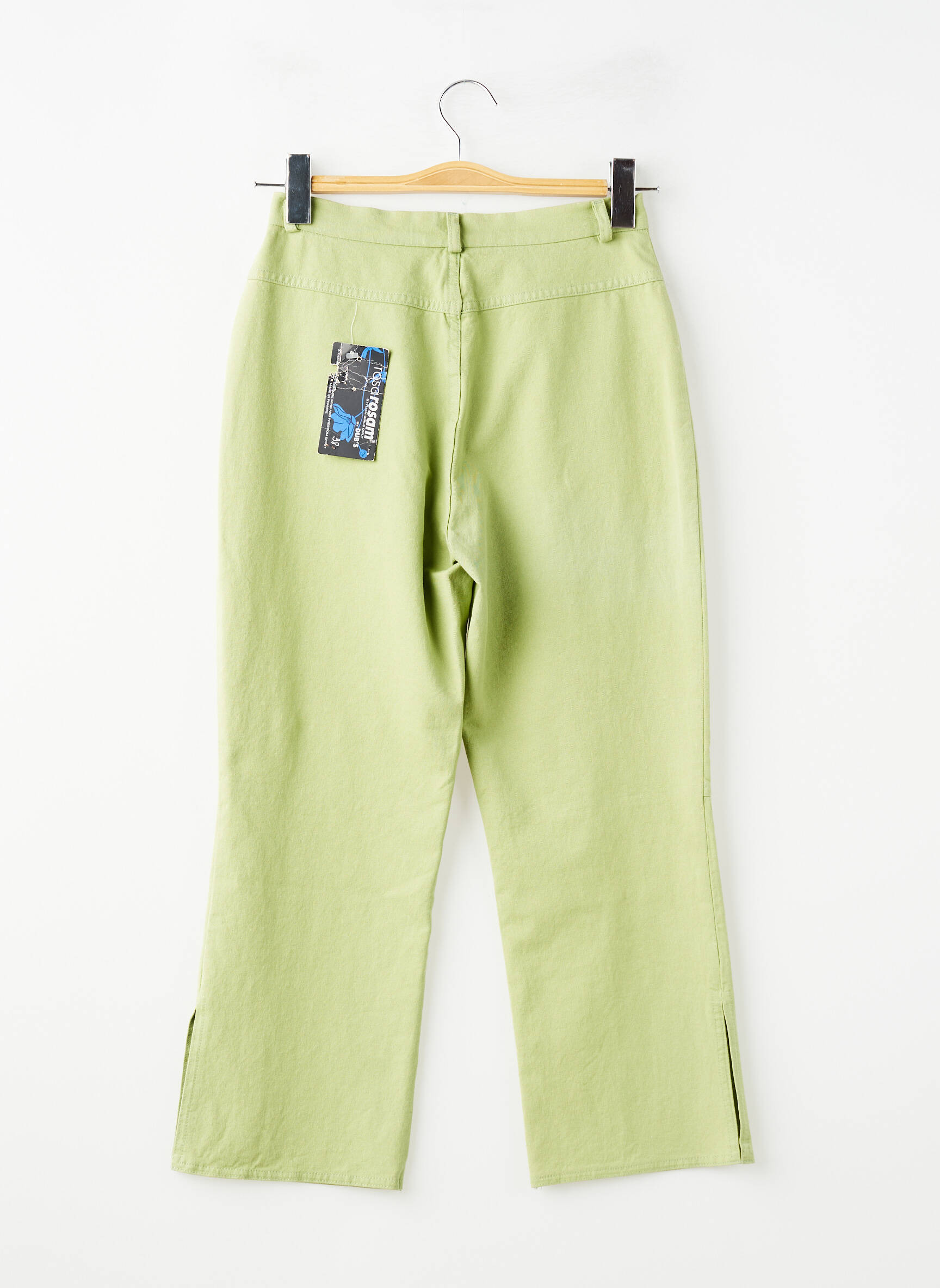 Pantacourt coupe droite taille normale vert ROSA ROSAM femme