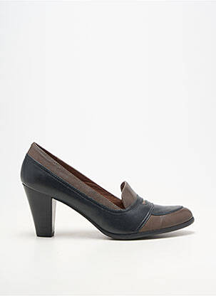 Escarpins matière lisse talon de 7 à 9cm noir KARSTON femme