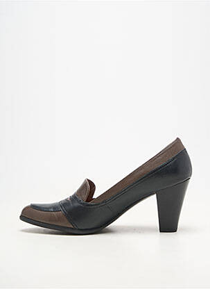 Escarpins matière lisse talon de 7 à 9cm noir KARSTON femme
