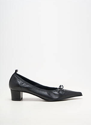 Ballerines carré talon de 4 à 6cm noir BRENDA ZARO femme