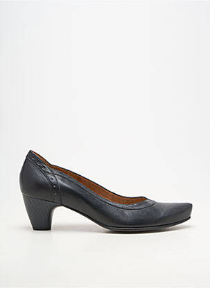 Escarpins matière lisse talon de 4 à 6cm noir KARSTON femme