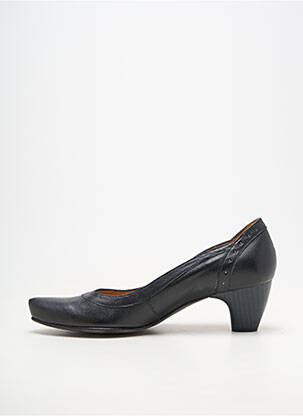 Escarpins matière lisse talon de 4 à 6cm noir KARSTON femme