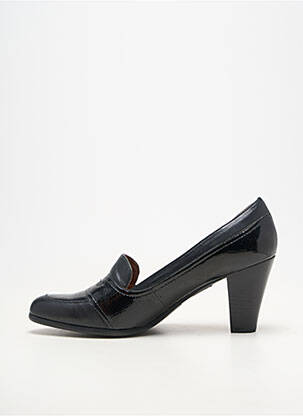 Escarpins matière lisse talon de 7 à 9cm noir KARSTON femme