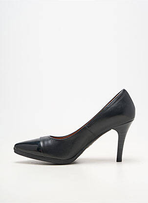 Escarpins matière lisse talon de 7 à 9cm noir KARSTON femme